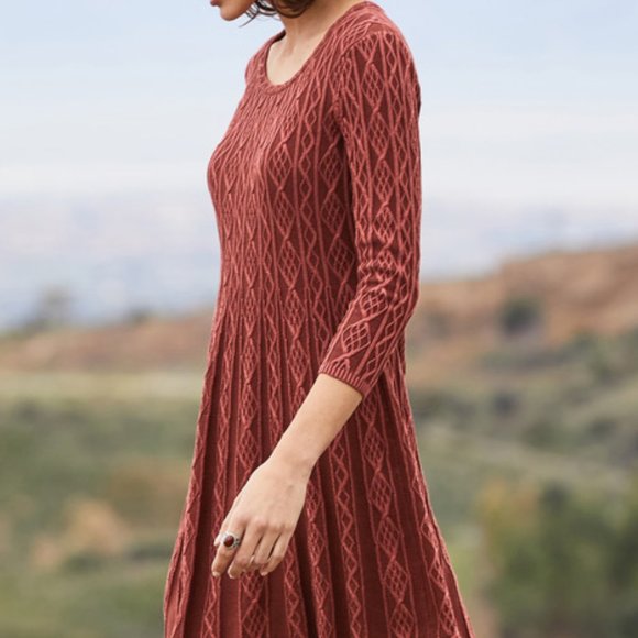 Peruvian Connection BEDELIA PIMA COTTON DRESS - Picture 2 of 7